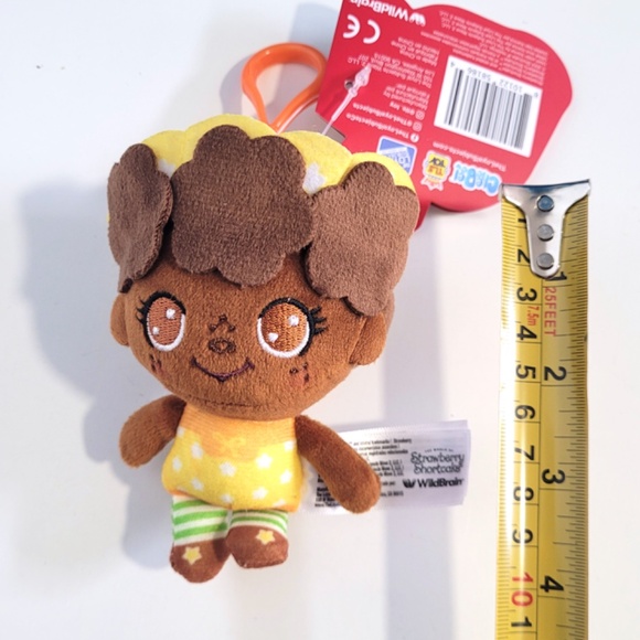 Strawberry Shortcake 4" Plush Cheebee Backpack Clips - Lot of 4 BNWT - Picture 13 of 13